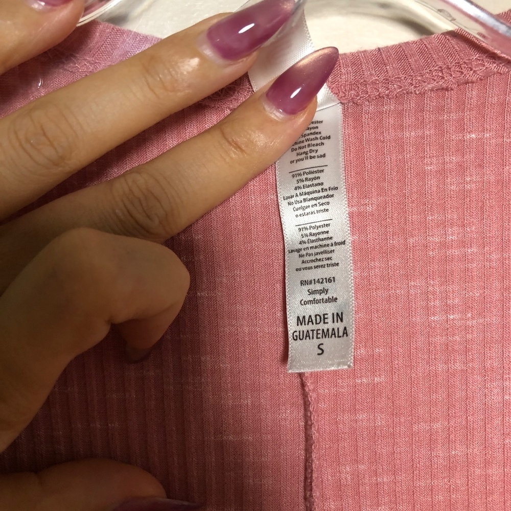 Lularoe Lindsay Pink Cardigan Size S - Picture 5 of 6